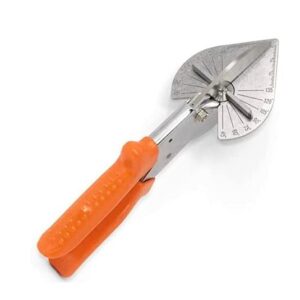 Zimpty Miter Shears- Trunking Shears for Angular Cutting of of Plastic, Rubber,Wood, Decorative Moldings,PVC,Tile Edges,Trim and Trim at 45 Degree, 60, 90 Degree Angles