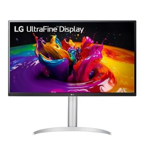 lg ultrafine 31.5-inch computer monitor 32up83a-w, ips with hdr 10 compatibility and amd freesync, white