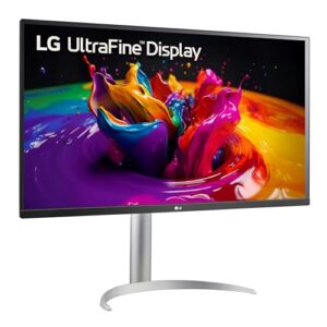 LG UltraFine 31.5-Inch Computer Monitor 32UP83A-W, IPS with HDR 10 Compatibility and AMD FreeSync, White