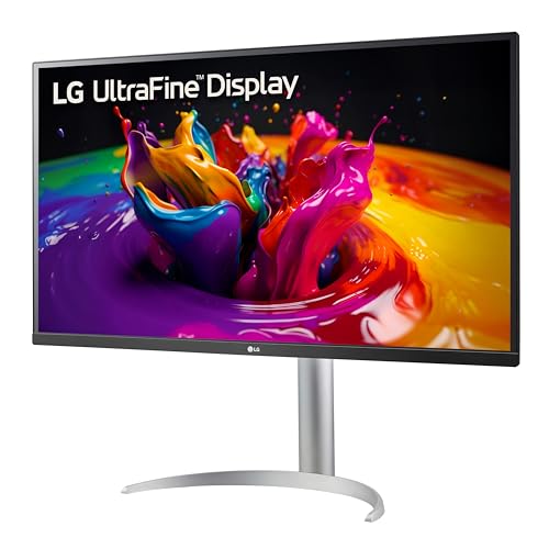 LG UltraFine 31.5-Inch Computer Monitor 32UP83A-W, IPS with HDR 10 Compatibility and AMD FreeSync, White