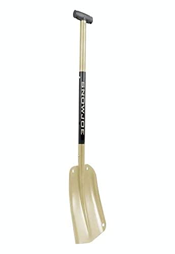 Snow Joe ATJ401M-GLD Compact Utility Shovel 32-Inch Aluminum 3-Piece Smart Lock (Gold)