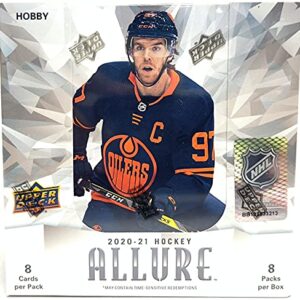 2020/21 Upper Deck Allure NHL Hockey HOBBY box (8 pks/bx)