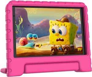 jusyea kids tablet 7 inch android 11 - kids for tablet with case - quad core - ram 2gb | 32gb rom - kids edition tablets j8-3500mah battery | wifi | bluetooth, entertainment | education (pink)