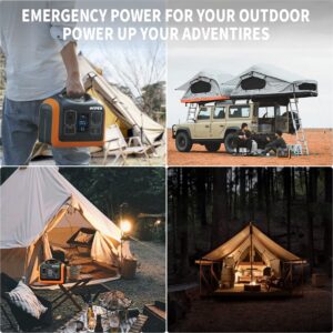 OUPES 3600W Portable Power Station Mega 3, 3072Wh Solar Generator w/ 5 AC Outlets (7000W Surge), LiFePO4 Battery Backup 2100W Solar Input, Emergency UPS power station for Home Use, Power Outage