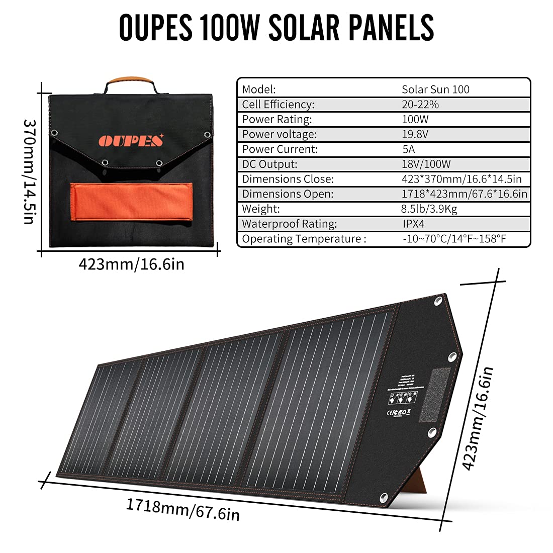 OUPES 3600W Portable Power Station Mega 3, 3072Wh Solar Generator w/ 5 AC Outlets (7000W Surge), LiFePO4 Battery Backup 2100W Solar Input, Emergency UPS power station for Home Use, Power Outage