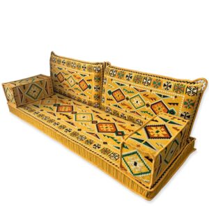 Arabic floor sofa,Arabic floor seating,Arabic couch,Oriental floor seating,Arabic Jalsa,Arabic Majlis Sofa - MA 45 (With High Quality FOAM)