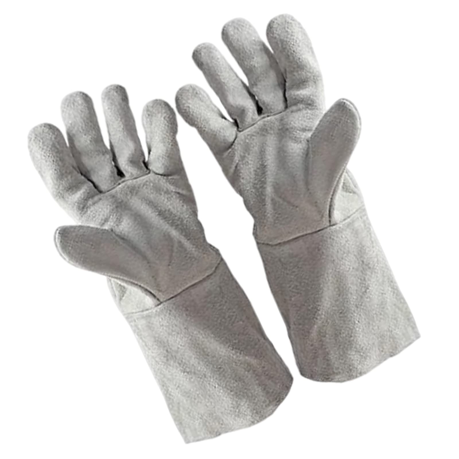 AMLESO Heavy Duty Welding Gloves Fireproof Welder High Temperature Resistant Gloves, 35.5x14.5cm