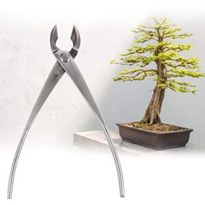 FECAMOS Knob Branch Cutter, Knob Bonsai Cutter Strong Tenacity Branch Cutter Ergonomic Handles for Cutting Bonsai Tree Burl for Making Circular Cocave Incision