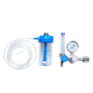 ZEVELOO Oxygen Pressure Regulator CGA540 Flowmeter Inhaler Flow Meter Absorber Buoy Type Inhalator 0-10L/min