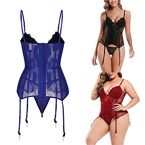 naughty for sex couples sex items for couples bsdm sets for couples sex restraint set Plus Size Lingerie for Women for Sex Naughty Play 1211 (Black, XXXL)