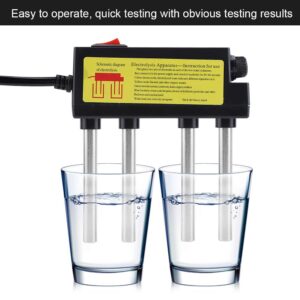 Nannigr Water Electrolyzer, Easy to Operate Water Electrolysis Device, Water Quality Tester Detect Water Quality for Water Filtration