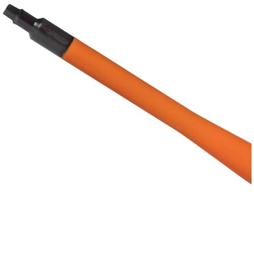 Klein Tools 6984INS Insulated Screwdriver, 1000V Slim Profile Tip, #1 Square with 4-Inch Shank, Cushion-Grip Handle