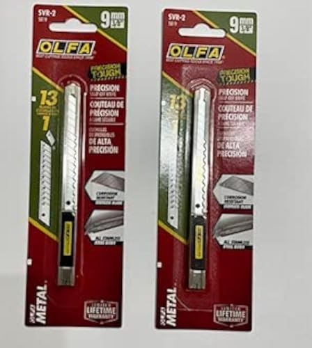 O L F A 5019 SVR-2 9mm Stainless Steel Auto-Lock ( 2 PACK)