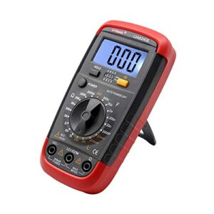 why-yue portable laboratory meter, ua6243l auto range digital lcd capacitor capacitance test meter multimeter measurement tester meter