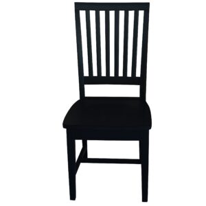 black farmhouse chair