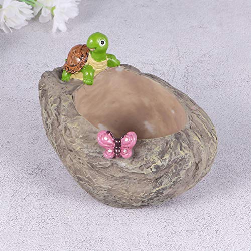 Flower Pots for Indoor Nursery Pots Houseplant Pots Succulent Planter Succulent Holder Cactus Pot Succulent Plant Pot Small Flower Pot Mini Flower Pot Pen Holder Little Turtle