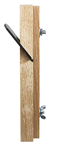 KAKURI Rabbet Plane for Woodworking 12mm Adjustable Double Side Blade, Japanese Hand Plane KANNA Manual Block Plane Tool for Wood, Razor Japanese Steel Blade & Oak, Made in JAPAN