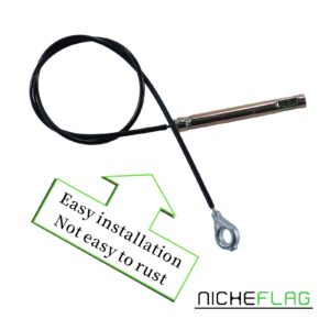 NICHEFLAG 2pack 06900438 Control Cable Replaces Ariens 06900438 Auger Cable, Ariens Part 06900438 Cable, Ariens Snow Blower Parts 06900438 for Ariens Classic 24 E Compact 20 Compact 24 Snow Blowers