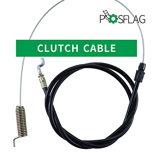 POSFLAG 946-04256 Drive Clutch Cable Replaces MTD 946-04256 Drive Cable, 746-04256 Drive Cable, Craftsman 946-04256, 746-04256, 946 04256, 746 04256 for MTD Troy-Bilt Yard Machines Snowblowers