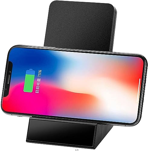 LIZVIE for iPhone Wireless Charger with Hidden Spy Camera Remote App Alarm Motion Detection Night Vision Security for Home and Office