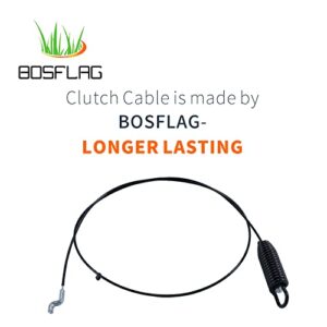 BOSFLAG 946-05067 Clutch Drive Cable with 751-0354 Primer Bulb Replaces MTD 946-05067 Cable, 946 05067, 94605067, 746-05067, 746 05067, 74605067 for MTD MP28, MP30, RM2410, RM2610, RM2860 Snowblowers