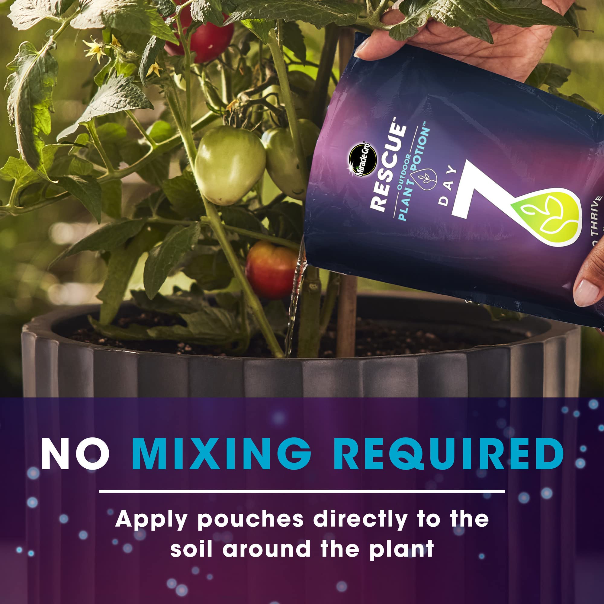 Miracle-Gro Rescue Outdoor Plant Potion - 3-Step Garden Saver - Plant Food to Revive Yellowing, Wilting Plants in 7 Days