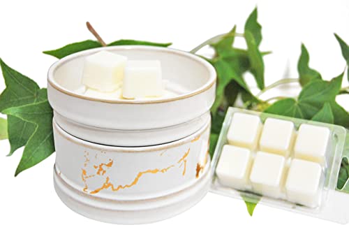 MAHOGANY & TEAKWOOD SOY WAX MELTS, Highly Scented All Natural Soy Wax Melts, Handmade in the USA By Hush Candles | 2.5oz