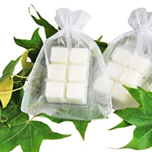 MAHOGANY & TEAKWOOD SOY WAX MELTS, Highly Scented All Natural Soy Wax Melts, Handmade in the USA By Hush Candles | 2.5oz