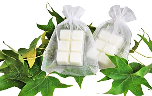 MAHOGANY & TEAKWOOD SOY WAX MELTS, Highly Scented All Natural Soy Wax Melts, Handmade in the USA By Hush Candles | 2.5oz