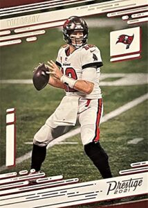 new 2021 panini prestige tom brady football card - tampa bay buccaneers