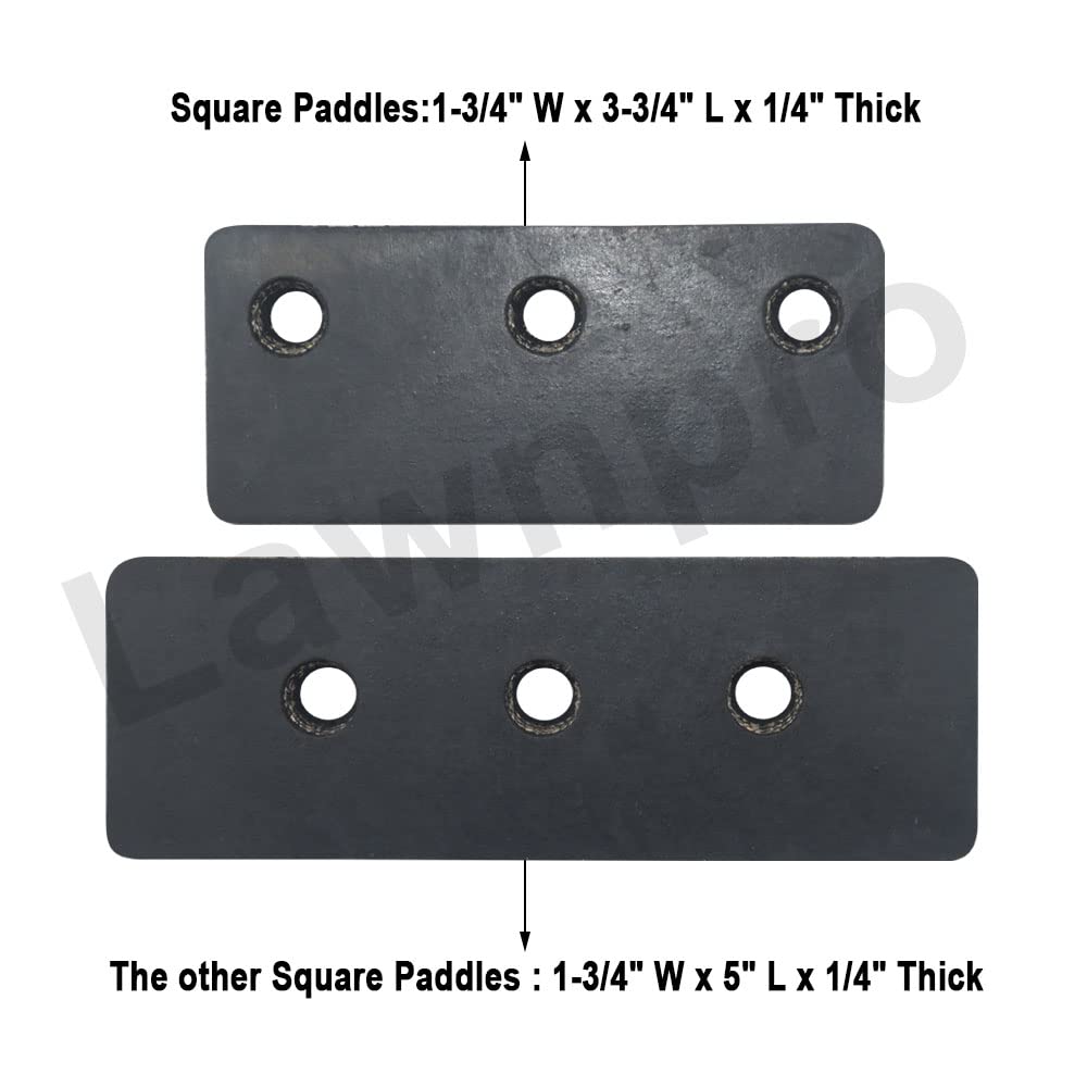 8-Pack Snowthrower Paddle Set Compatible with 20" 21" 22" Murray 302565MA 57121MA 1687312SM, NOMA C2030-010, Craftsman C950-52103 Snowblower