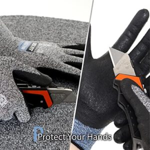 DEX FIT Level 5 Precision Cut Resistant Gloves Cru553 Thin, Firm Grip, 3D-Comfort Fit For Precision Assembly; 1 Pair