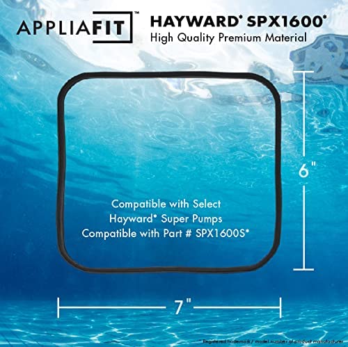 AppliaFit Lid Gasket Compatible with Hayward SPX1600S for Super Pump Models SP1600X, SP2600, SP2600X & O-177 (3-Pack)