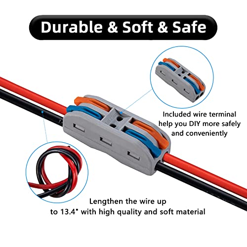 Power Wheel Adapter for Milwaukee M12 12V Battery with Fuse & Wire terminals, Power Connector 14 Gauge Robotic for Rc Car, Robotics, Rc Truck,DIY use, Work for Milwaukee M12 48-11-2420 48-11-2411