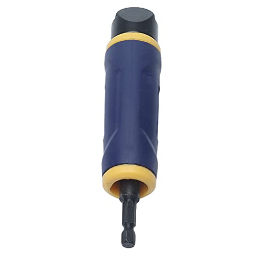 Right Angle Drill Adaptor, Right Angle Drill Attachment 90 Degree Yellow Blue Drills Attachment Extension Driver Used with Electric Drill for 1/4in Standard Hex Shank Drill Bits