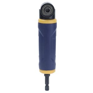 Right Angle Drill Adaptor, Right Angle Drill Attachment 90 Degree Yellow Blue Drills Attachment Extension Driver Used with Electric Drill for 1/4in Standard Hex Shank Drill Bits