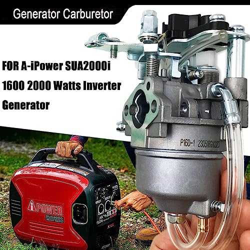 HUAYI Carburetor Carb P16D Assy. Compatible with A-iPower SUA2000i 1600 2000 Watts Inverter Generator