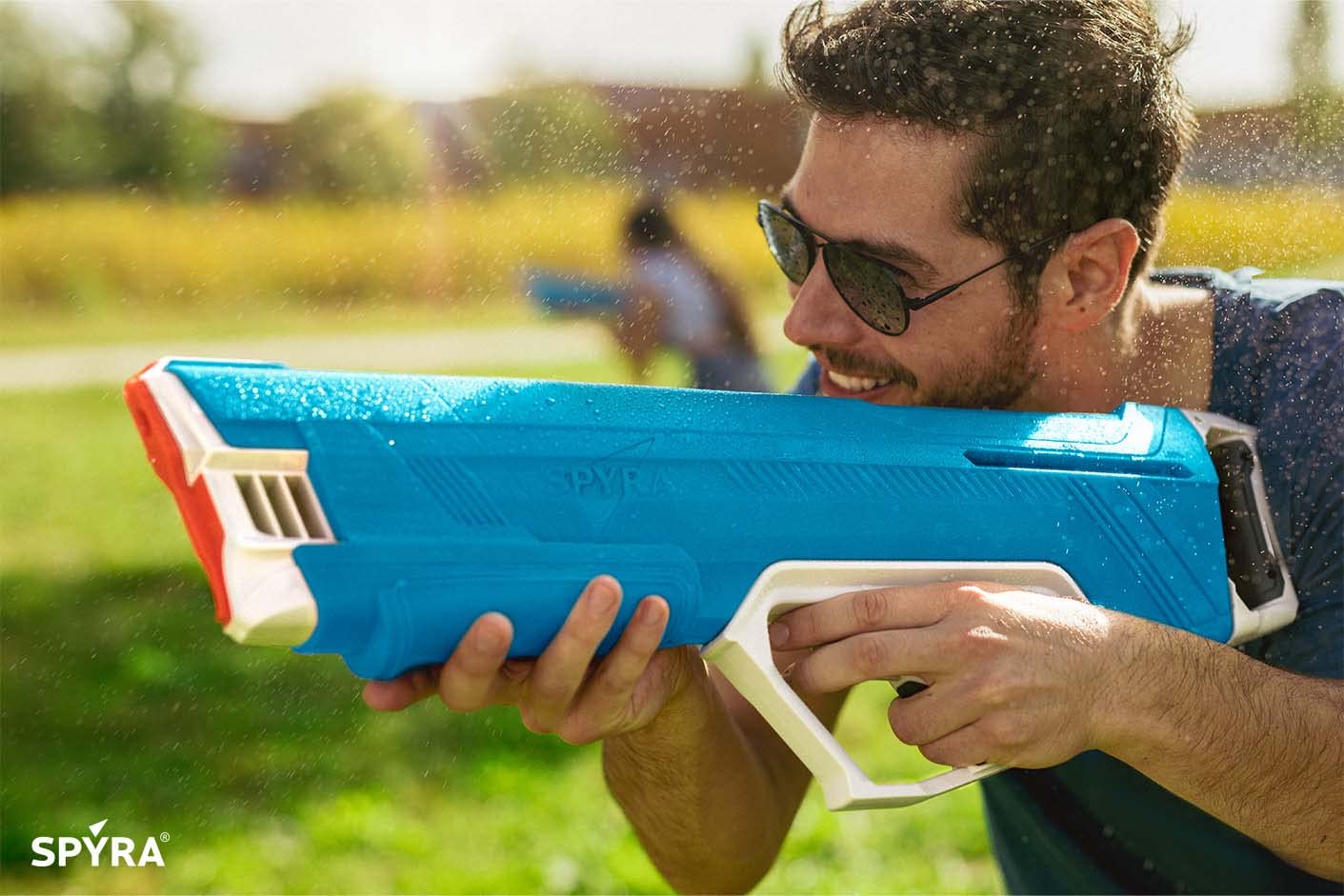 SPYRA – SpyraTwo WaterBlaster Blue – Automated & Precise High-End Premium Electric Water Gun