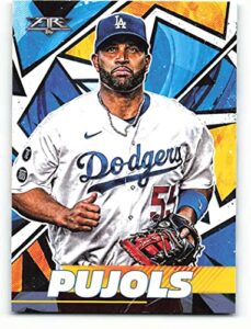 2021 topps fire #90 albert pujols nm-mt los angeles dodgers baseball mlb