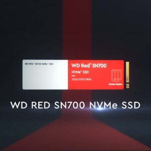 Western Digital 500GB WD Red SN700 NVMe Internal Solid State Drive SSD for NAS Devices - Gen3 PCIe, M.2 2280, Up to 3,430 MB/s - WDS500G1R0C