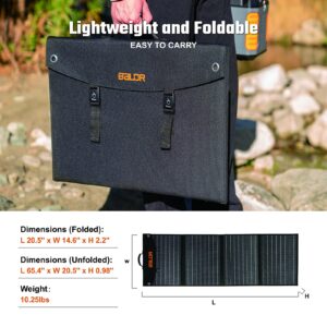 Baldr Solar Generator Kit，330W Portable Power Station with 120W Solar Panel Included Ideal for Home Backup, Emergency, Outdoor Camping.