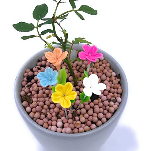 Ray 1979 Miniature Dollhouse Fairy Garden Accessories 5 pcs Set for DIY Decorations, Mini Figurines for Mini Garden, Terrarium, Bonsai, Cactus, Moss Landscape (Flower 5 Pcs)