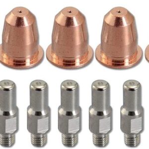 10pc x Firepower 1445-1903 Electrode + 1445-1901 Cutting Tip 25-35A 0.6mm Fits FP-25i / FP-35i / FP-45i