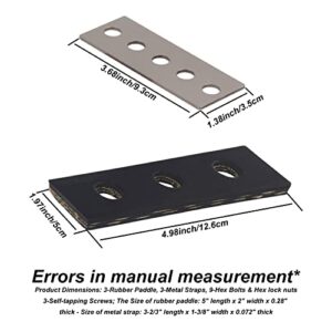 KINTLE 1/4" Universal Snow Blower Impeller Modification Kit for Modifies 2-Stage Machine Snow Blower (1 Pack)