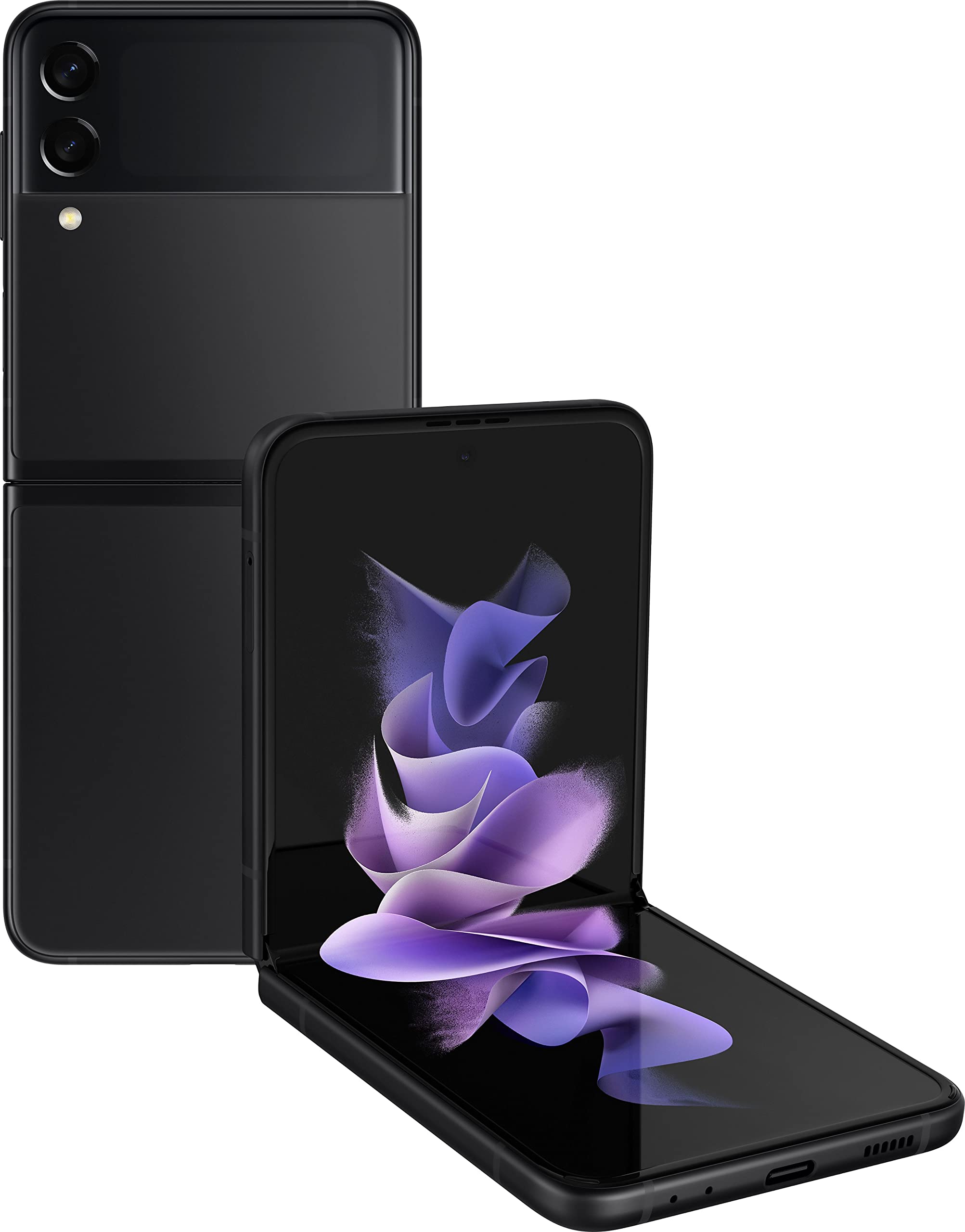 SAMSUNG Galaxy Z Flip 3 F7110 5G Single SIM 256GB 8GB RAM Factory Unlocked (GSM Only | No CDMA - not Compatible with Verizon/Sprint) International Version – Black