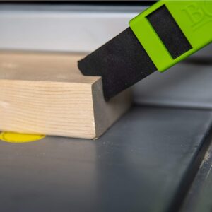 BOW Products MINI PushPRO PP2 - Push Stick for Table Saws - EVA Tipped Push Block That Reduces Vibrations and Improves Material Grip - Woodworking Tools and Safety Accessories