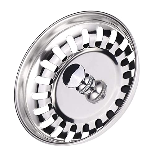 HooySprs Kitchen Strainer Stopper-Stainless Steel Sink Disposal Stopper for Kitchen Sink Drain