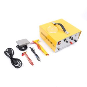 CNCEST Jewelry Spot Welding Machine, 110V 80A Spot Welder with Foot Pedal Control For Welding Gold And Silver Necklaces, Earrings And Other Ring Closure