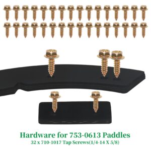 POSEAGLE 753-0613 Auger Rubber Spiral Kit with 731-1033 Sheave Plate MTD Replaces MTD 753-0613, MTD 753 0613, 731-0781a, 731-0780a for Cub Cadet 321, 410, 421, 521, SB-300, SB-350, SB-400 Snow Blowers