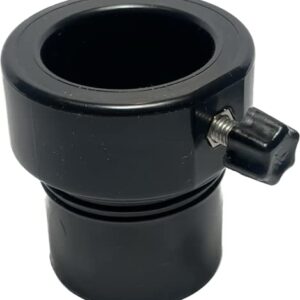 Generic Umbrella Pole Stabilizer Reducer Adapter for Baja Deck Pool Sleeves, Black, 3" Tall